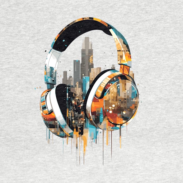 Headphone Urbain World Fun Musical Life City Skylines by Cubebox